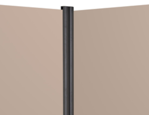 Side Awning, Full Aluminium Frame, 160x600 CM, Beige, Polyester, For Garden
