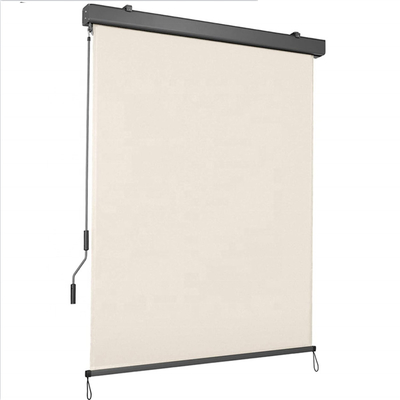 Vertical Awning, 160 X 250 Cm, Polyester, For Window Balcony, Beige