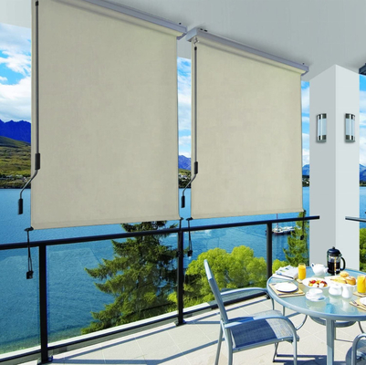 Vertical Awning, 160 X 250 Cm, Polyester, For Window Balcony, Beige