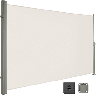 Patio Terrace Sun Shade Outdoor Canopy Side Awning Grey Screen Auvent Retractable
