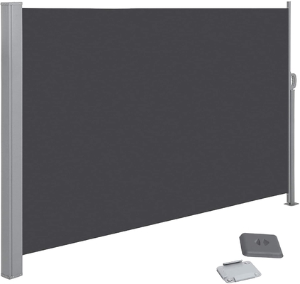 Patio Wind Breaker Outdoor Retractable Side Awning Waterproof Sun Shade Wind Screen Privacy Divider