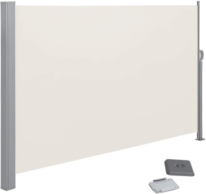 Patio Retractable Privacy Wall Rolling Extendable Side Awning Privacy Screen Sun Shade for Balcony Garden Terrace