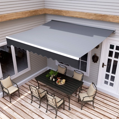 Retractable Awning Fabric Replacement Outdoor Sunshade Canopy Awning Cover UV Protection Markiser